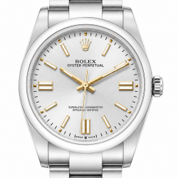 Rolex Oyster Perpetual 41MM 124300 Silver Dial Watch